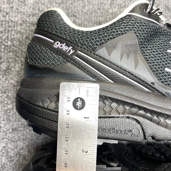 Gravity Defyer Womens Pain Relief Walking Shoes Size 10 Black Purple - Picture 8 of 10